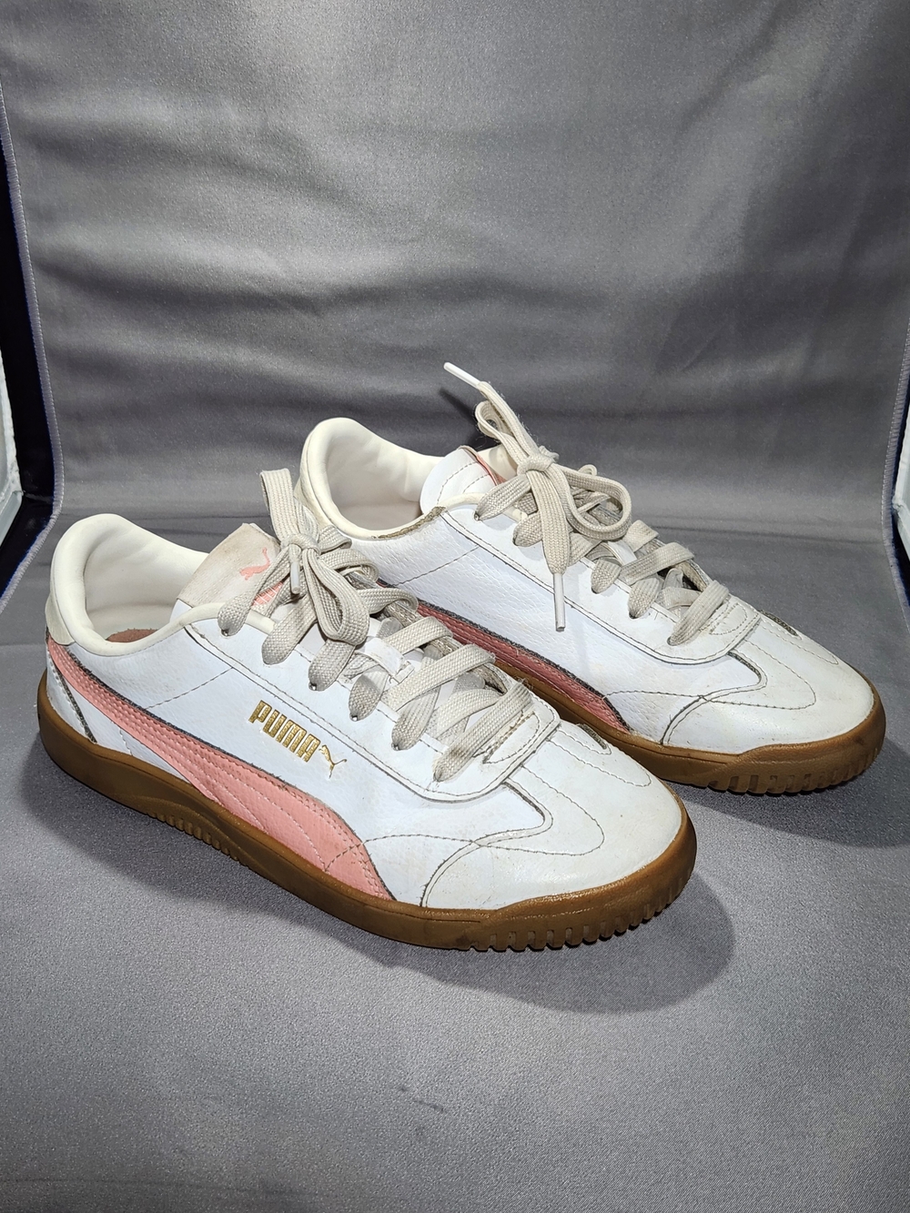 Puma Club 5v5 Big Kids White Sneakers